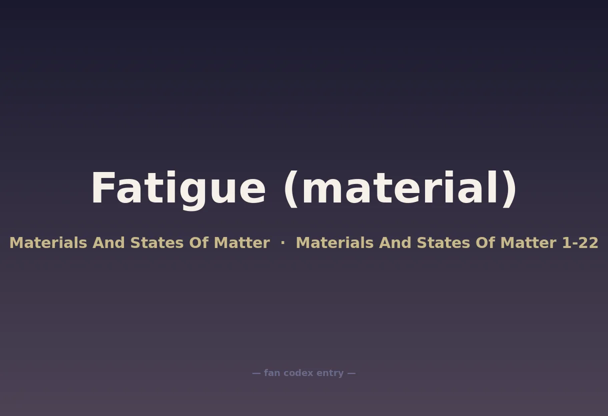 Fatigue (material)