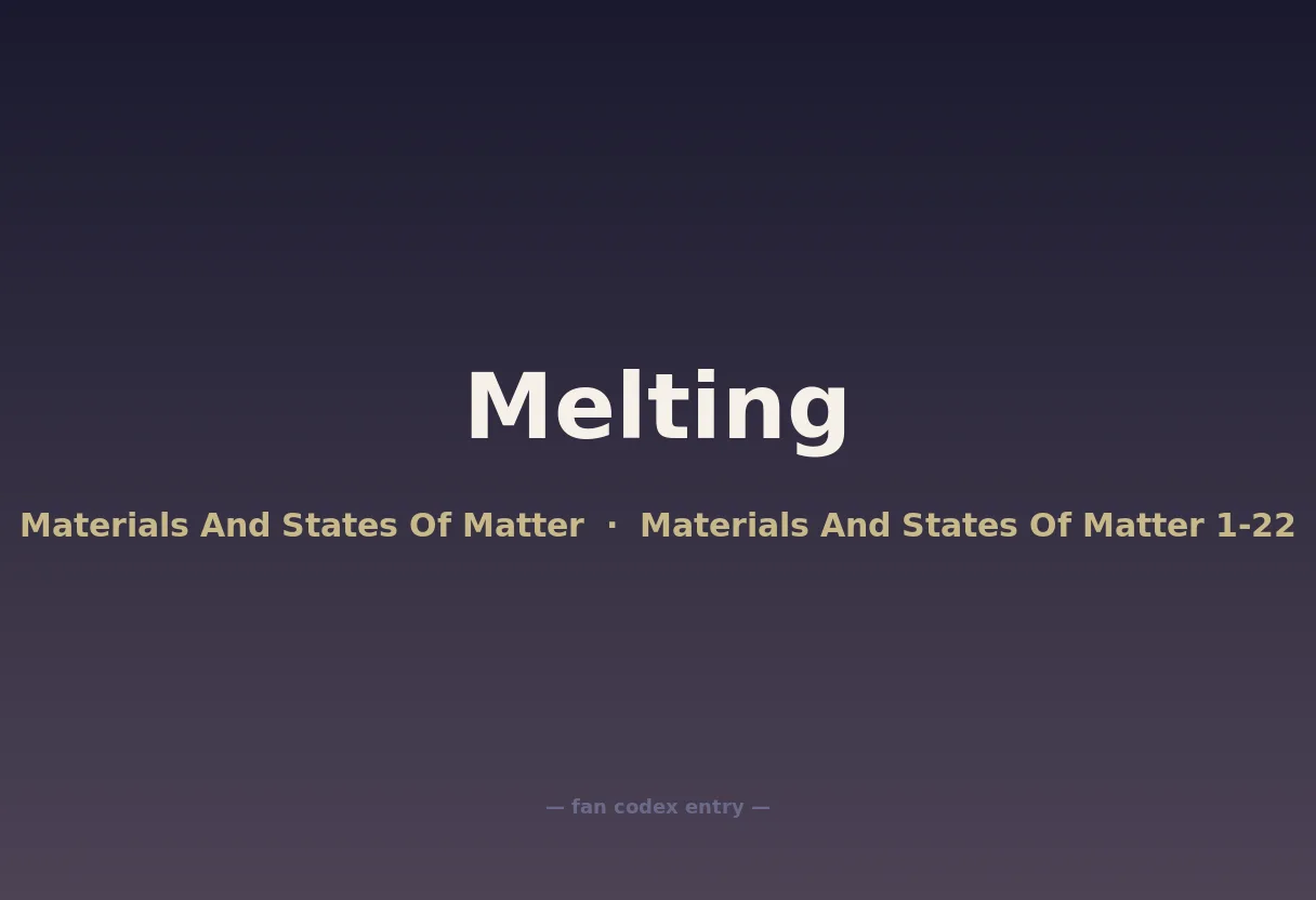 Melting